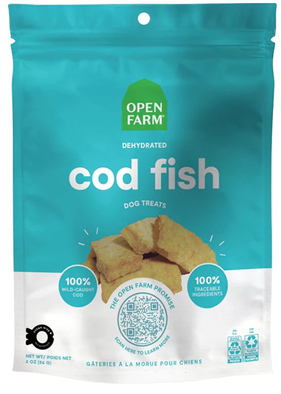 Open Farm Dog Treat Dehydrated Cod Fish