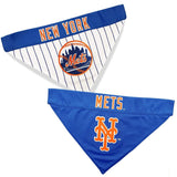 Large/X-Large Multi-Color New York Mets Collar Bandana for Dogs