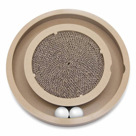Best Pet Supplies Scratch-and-Spin Tunnel: Premium Round Cat Scratcher