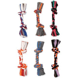 Mammoth Dog Toy Flossy Chews Color Rope Bone - Assorted Sizes and Colors