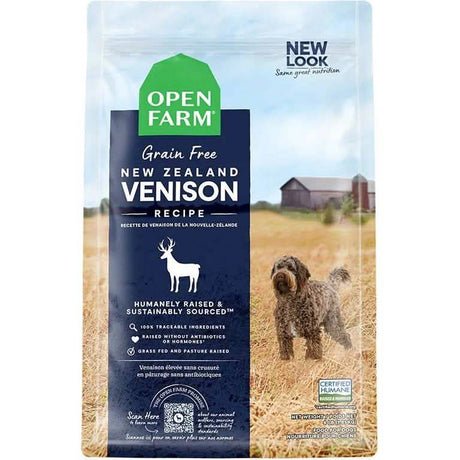 Open Farm Dry Dog Food Grain Free New Zealand Venison Recipe