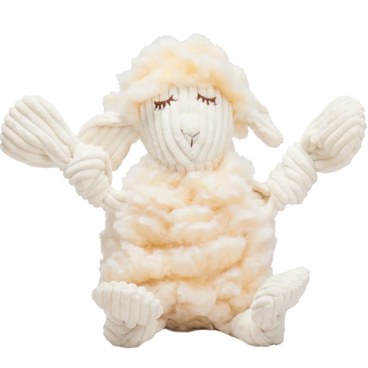 Huggle Hounds Dog Toy Louise Lamb HuggleFleece FlufferKnottie