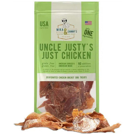 Mika &amp; Sammy's Dog Treat Uncle Justy's Just Chicken