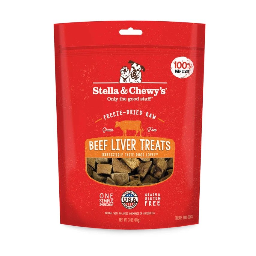 Stella &amp; Chewy's Dog Treat Freeze-Dried Raw Beef Liver Treats