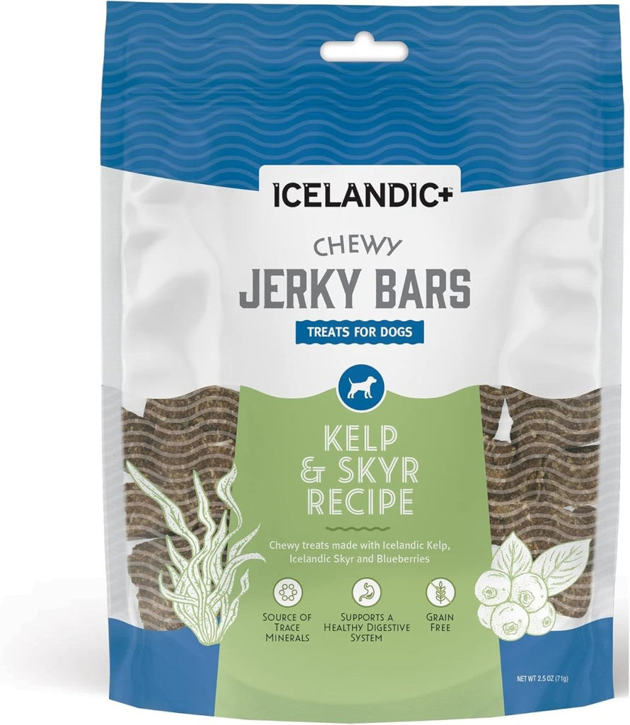 Icelandic Dog Treat Chewy Jerky Bars Haddock & Skyr Recipe