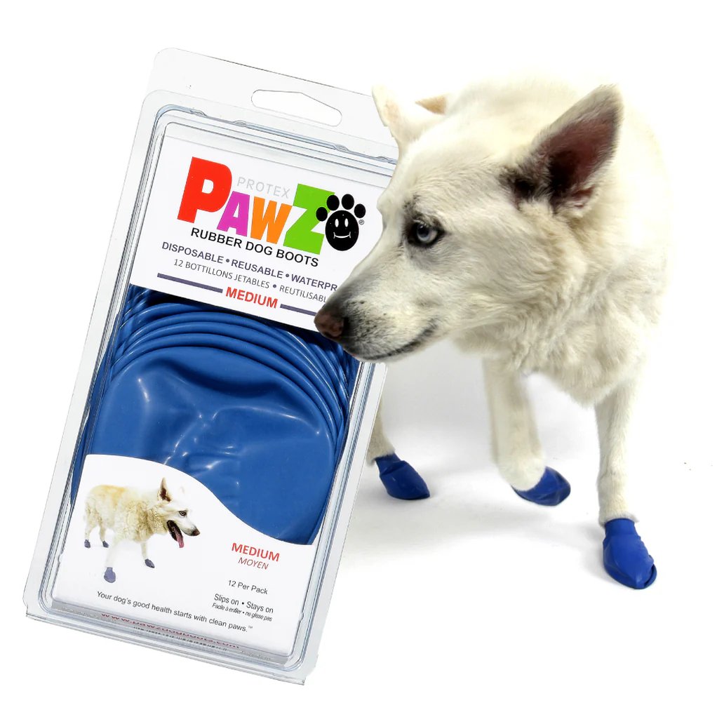 PawZ Rubber Dog Boots - Medium