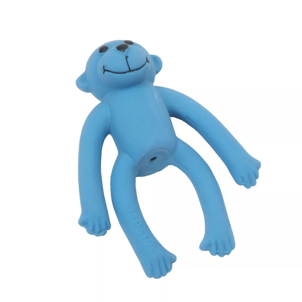 Li'l Pals by Coastal Dog Toy Latex Monkey - Blue