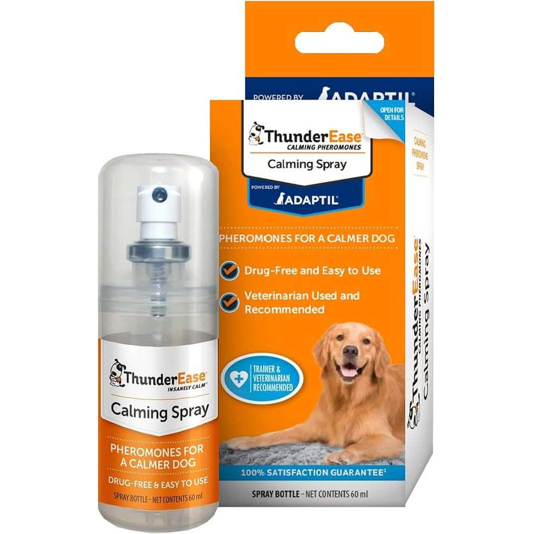 ThunderEase Calming Spray with Adaptil Pheromones for a Calmer Dog