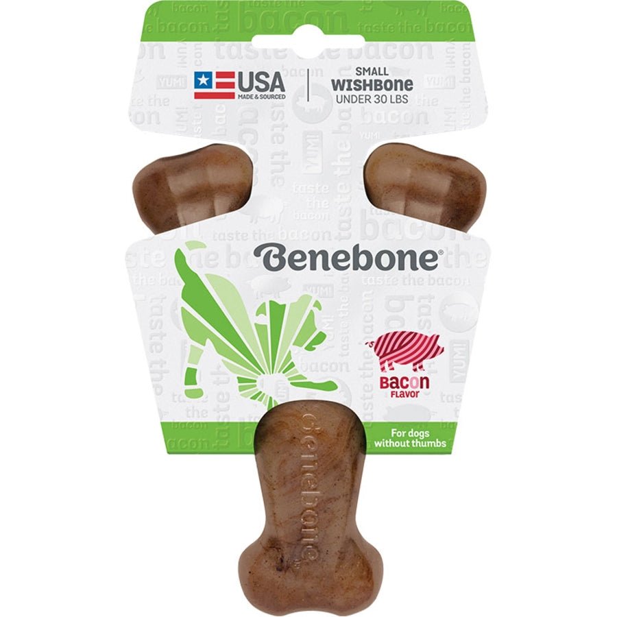 Benebone Dog Toy Wishbone Bacon Flavor