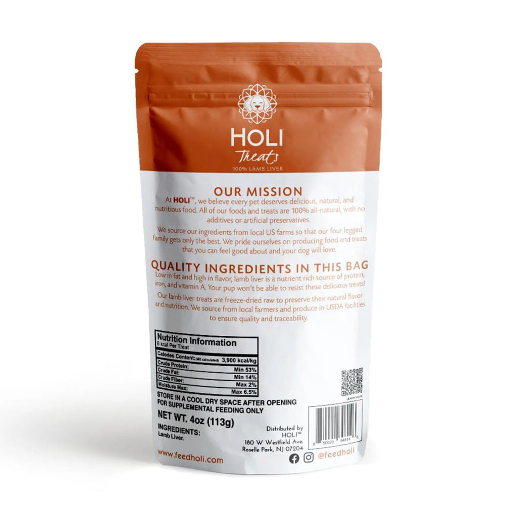 Holi Dog Treat Freeze Dried Lamb Liver