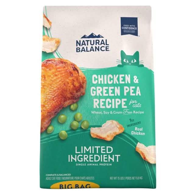 Natural Balance Dry Cat Food Limited Ingredient Chicken & Green Pea Recipe