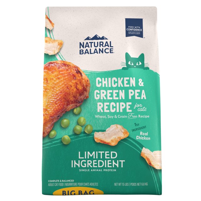 Natural Balance Dry Cat Food Limited Ingredient Chicken & Green Pea Recipe