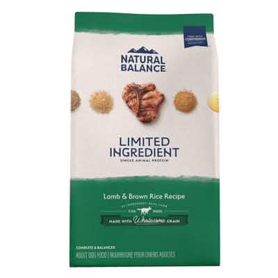 Natural Balance Dog LID Lamb & Brown Rice Formula, 24 Lbs. Size
