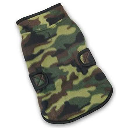 Best Pet Supplies Reversible Fleece Coat for Dogs, Camo, Extra Small Size