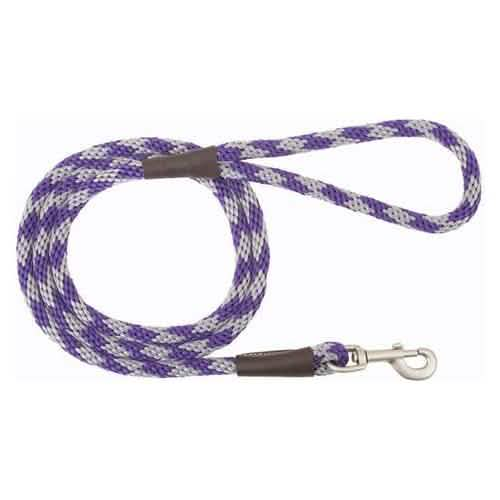 Mendota Small Snap Leash Amethyst 6'