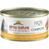 Almo Nature Wet Cat Food HQS Complete Chicken Recipe with Sweet Potatoes in Gravy