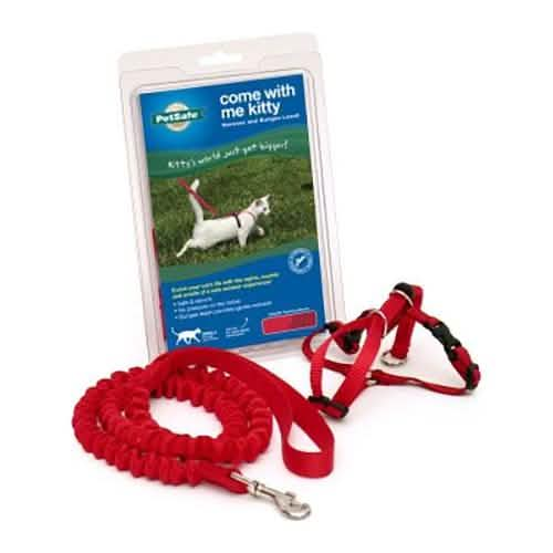 Premier Petsafe Come With Me Kitty Small Size in Red Color - Cat Harness and Leash Kit