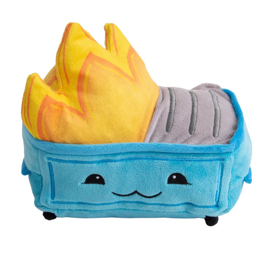 SnugArooz Dog Toy Dumpster Fire