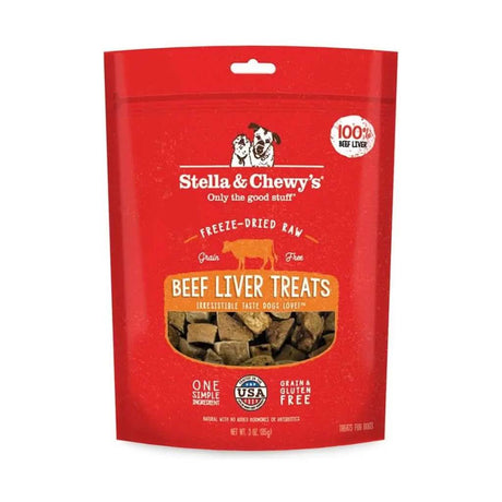 Stella &amp; Chewy's Dog Treat Freeze-Dried Raw Beef Liver Treats