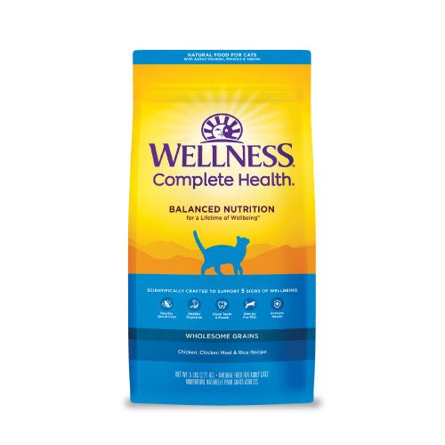 Wellness Dry Cat Food Complete Health Wholesome Grains Chicken Recipe