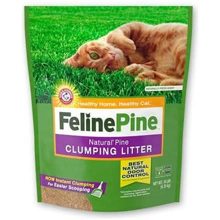 Feline Pine Cat Litter Natural Pine Clumping Litter