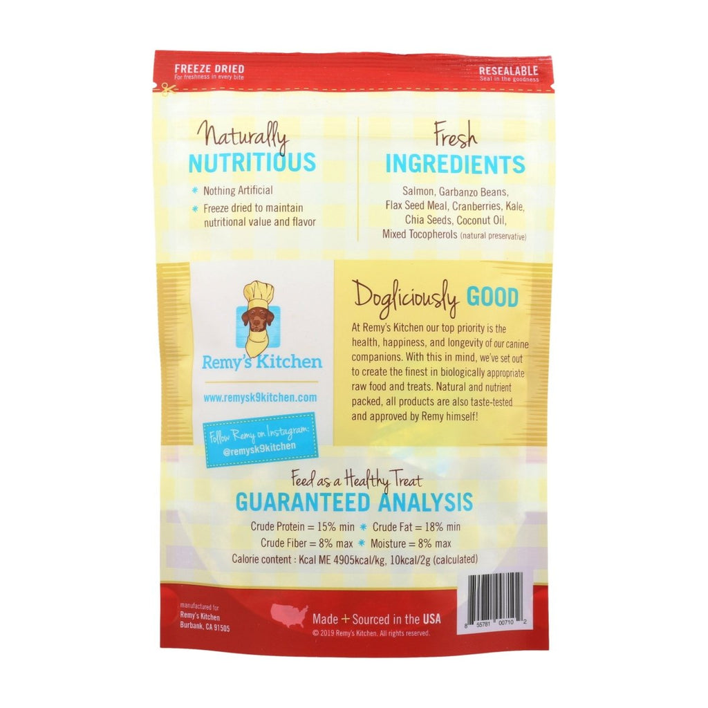 Remy's Kitchen Dog Treat Superfood Snacks Salmon + Cranberry Blend