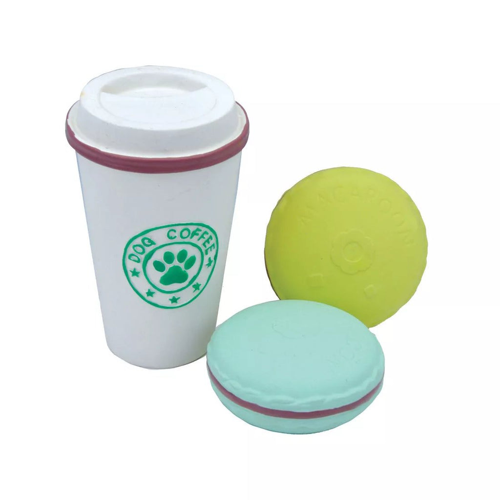 Rascals by Coastal Dog Toy Latex Coffee Cup Set