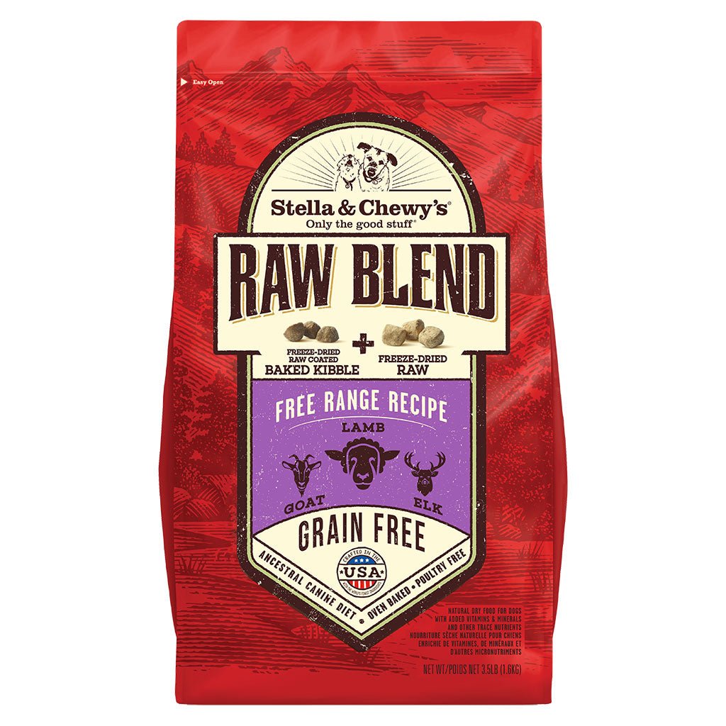 Stella &amp; Chewy's Dry Dog Food Raw Blend Free Range Recipe