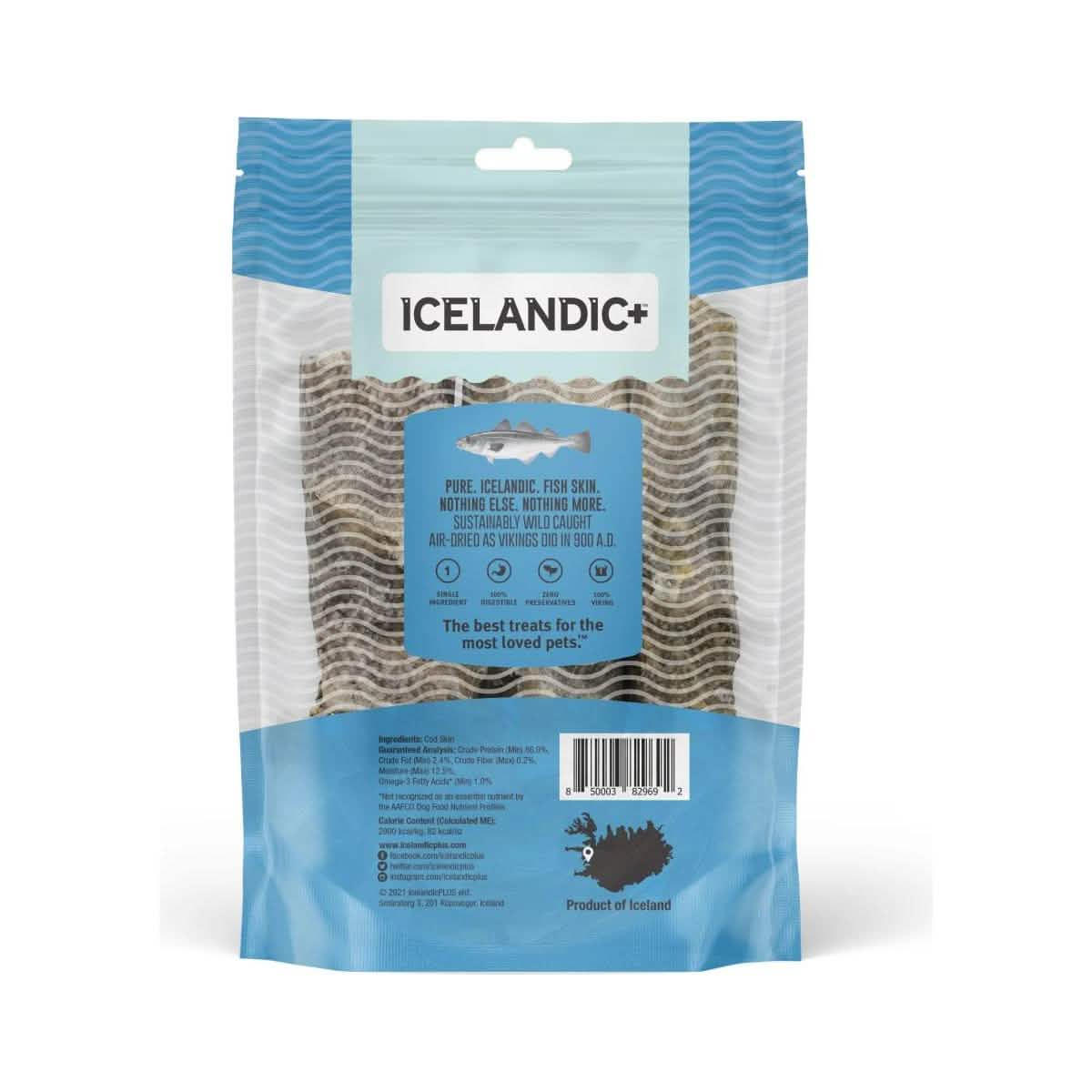 Icelandic Dog Treat Hand Wrapped Cod Chew Sticks (3 Pack)