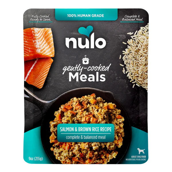 Nulo Wet Dog Food Gently-Cooked Meals Salmon & Brown Rice Recipe