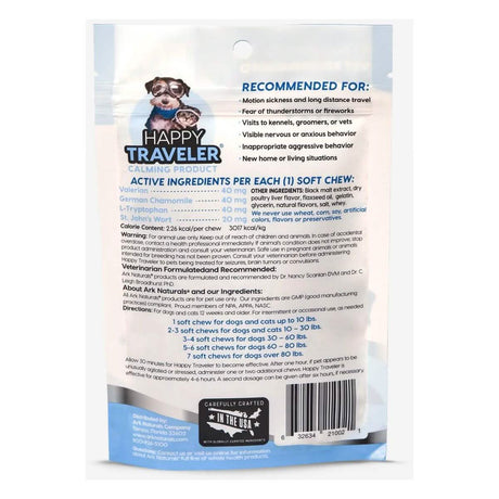 Ark Naturals Happy Traveler Bite Size Soft Chews