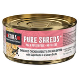 Koha Wet Cat Food Pure Shreds Shredded Chicken Breast & Salmon Entrée