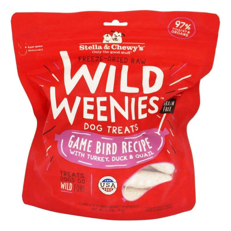 Stella & Chewy's D FD Wild Weenies Game Bird Recipe 3.25oz