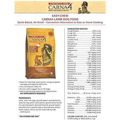 Carna4 Dry Dog Food Easy-Chew Lamb Formula