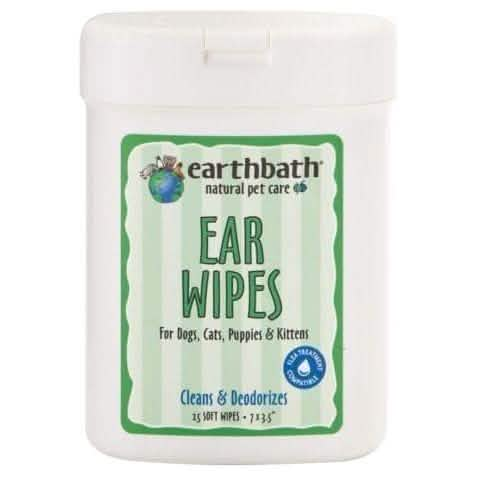 Earthbath Dog Ear Wipes, 25 Count Pack