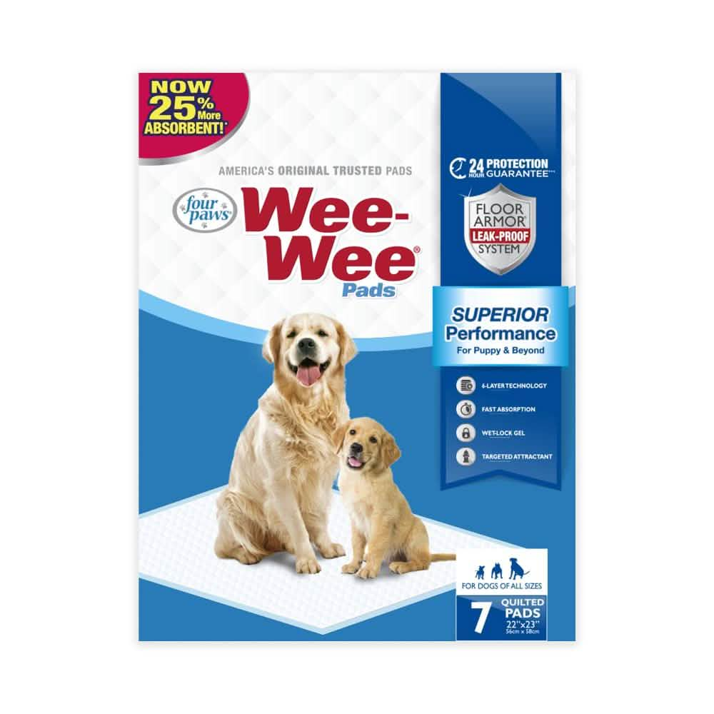 Four Paws Wee-Wee Superior Perfomance Pads 22" x 23" (Standard Size)