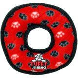 Mighty Tuffy RING red paw s