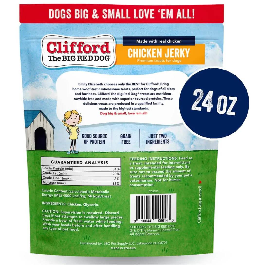 Clifford® Dog Treat Chicken Jerky