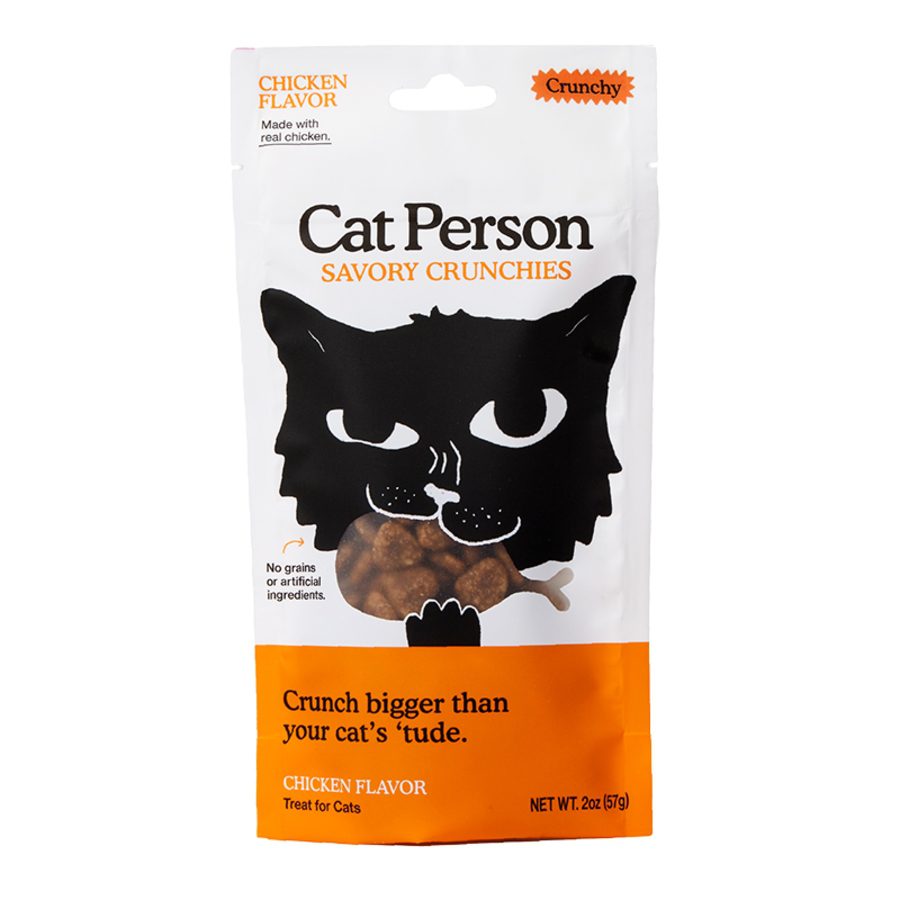 Personne de chat C Crunchies poulet 2oz