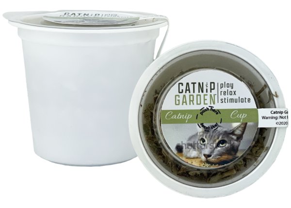 Multipet Catnip Garden 100% All Natural Catnip Mini Cup