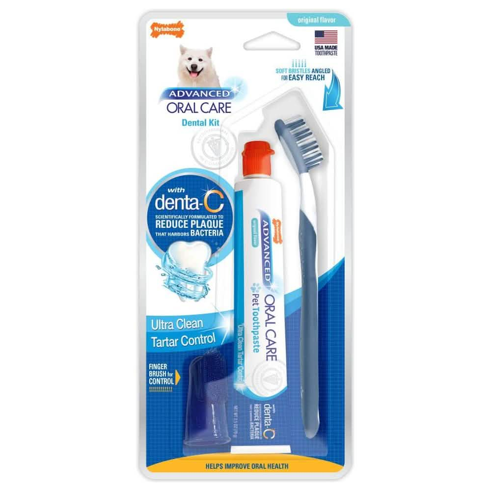 Nylabone Advanced Oral Care Dental Kit Original Flavor