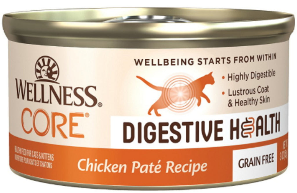 Wellness Wet Cat Food Core Digestive Health Chicken Paté Recipe