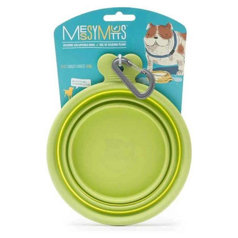 Messy Mutts Silicone Collapsible Bowl - Assorted Colors