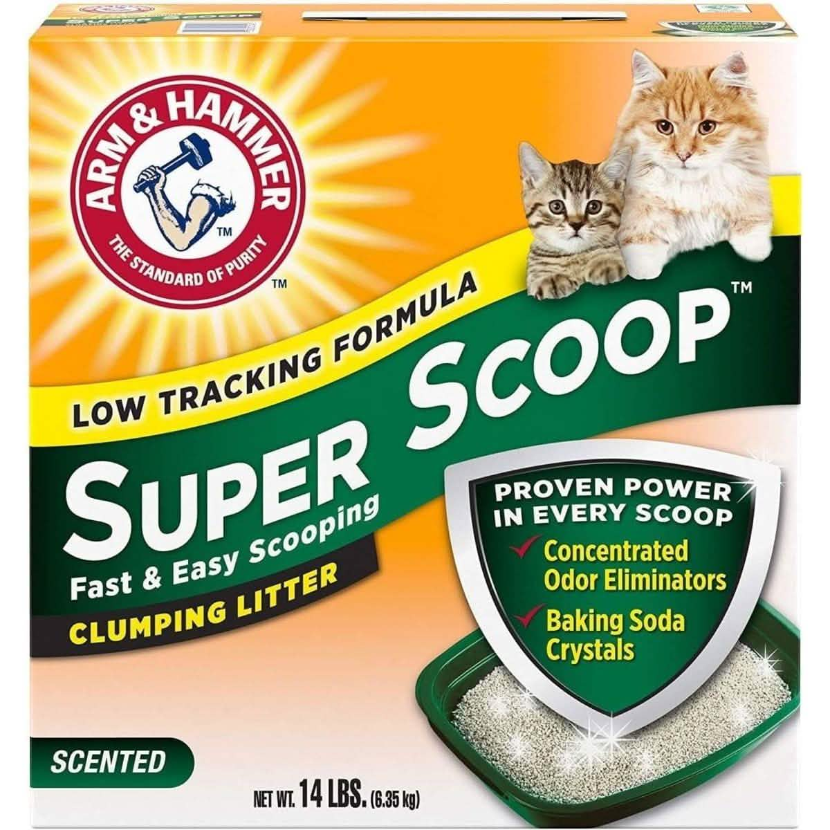 Arm &amp; Hammer Cat Litter Super Scoop Clumping Scented