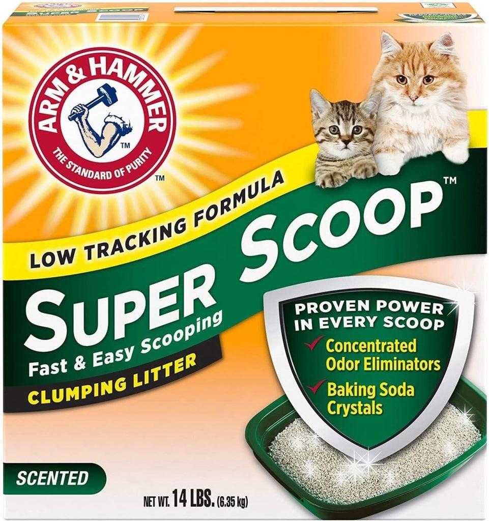 Arm &amp; Hammer Cat Litter Super Scoop Clumping Scented