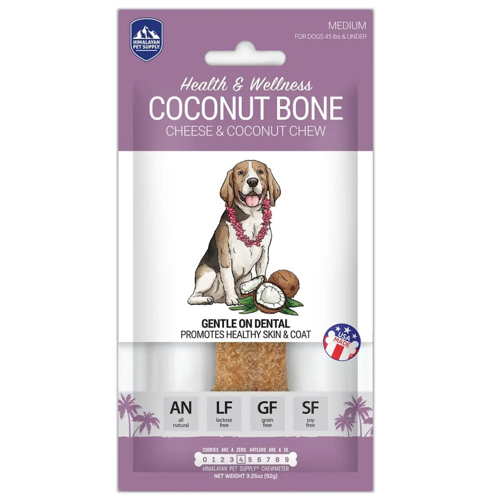 Himalayan Pet Supply Dog Treat Coconut Bone Chew