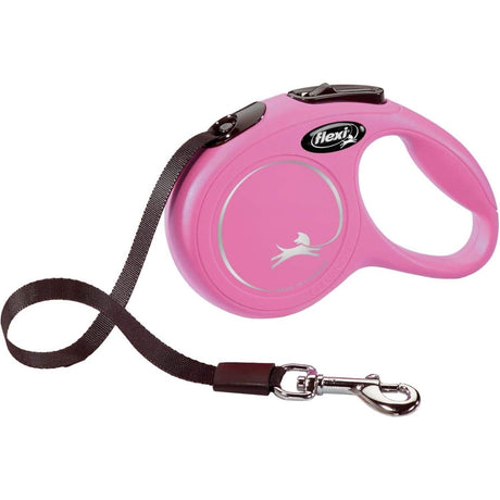 Flexi New Classic Retractable Tape Leash - Pink