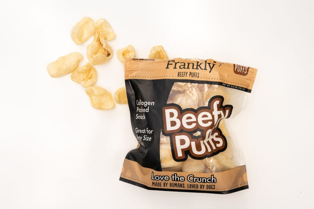 Frankly Dog Treat Beefy Puffs Original