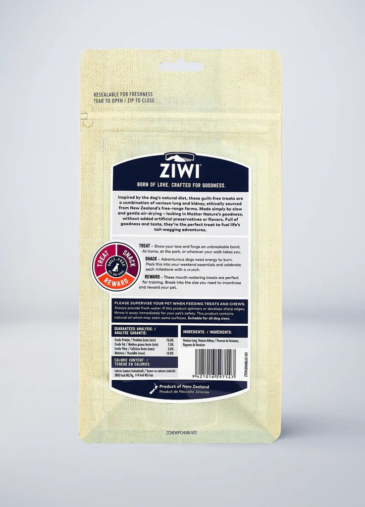 Ziwi Peak Dog Chew Venison Lung & Kidney