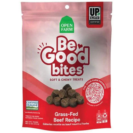 Open Farm Dog Treat Be Good Bites Grass-Fed Recipe